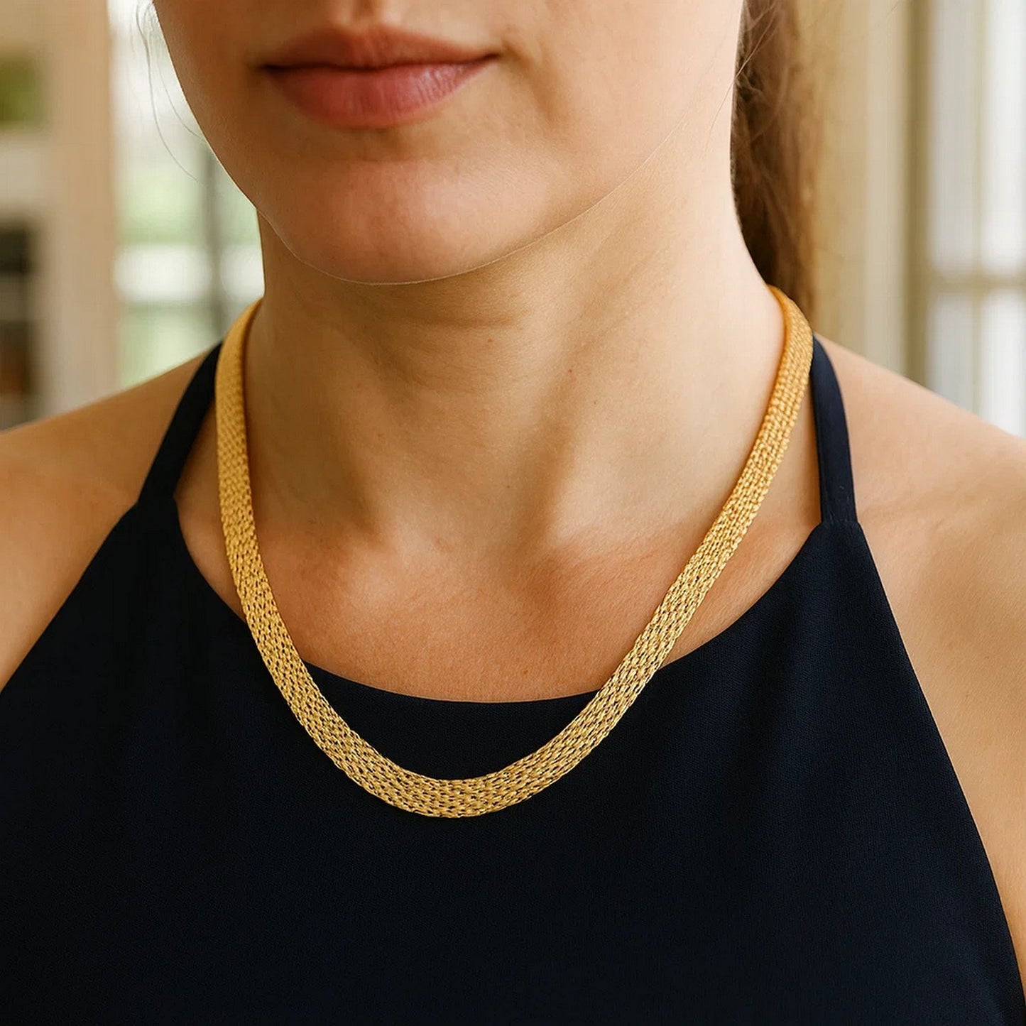 14k Yellow Gold Bismark Chain (7.00 mm)